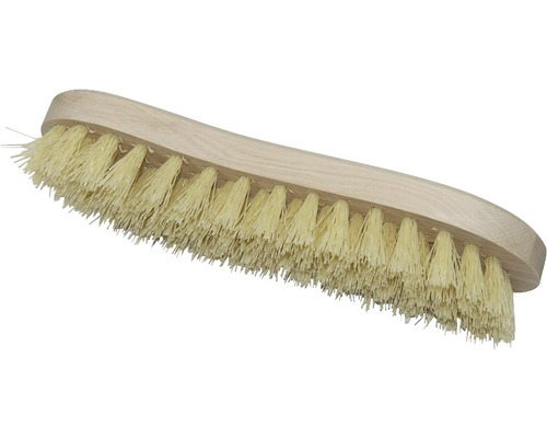 Perie manuală cu mâner din lemn și peri