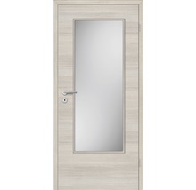 Ușă de interior cu inserție de sticlă, mâner și încuietoare
