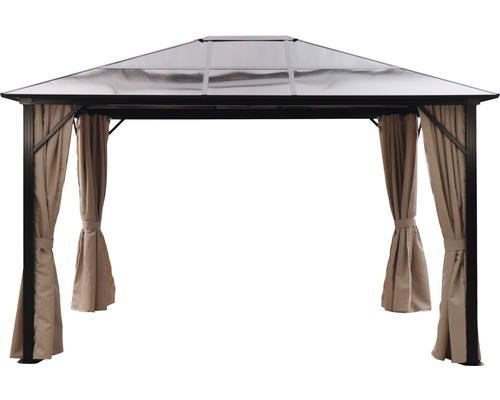 Pavilion cu acoperiș și perdele