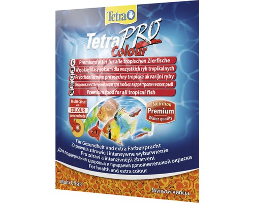 Hrană pentru pești Tetra Pro Color Crisp plic 12 g TetraPro Colour hrană pentru pești tropicali ornamentali