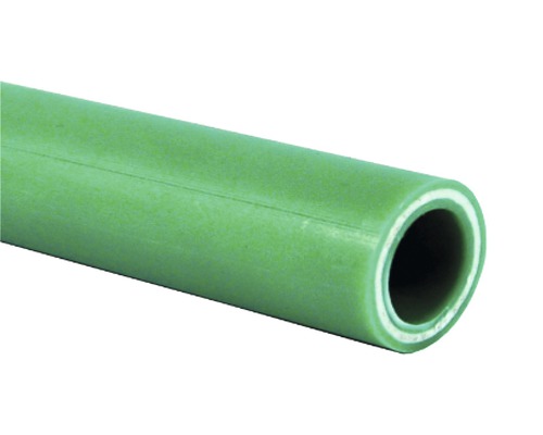 Țeavă verde PPR cu fibră 32x4,4 mm, bară 4 m Valrom RandomKIT Țeavă verde din plastic pentru instalații sanitare