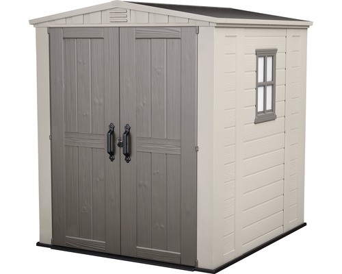 Șopron de grădină cu ușă dublă și fereastră