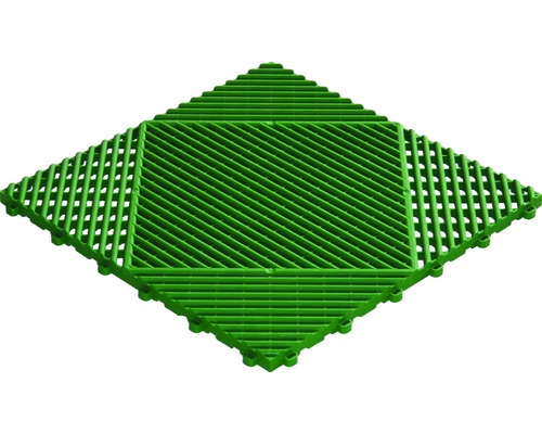 Dală din plastic, sistem click, 40 x 40 cm, verde-0