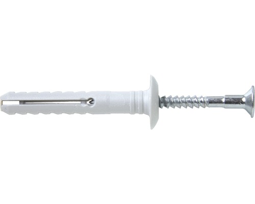 Dibluri plastic cu șurub cui percuție Tox Attack Metal 6x35 mm, 50 bucăți, pentru fixat profile metalice gipscarton-0