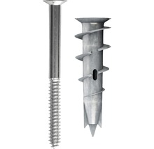Dibluri metalice autoforante cu șurub Tox Spiral Plus 4,5x50 mm, pachet 4 bucăți, pentru gipscarton-thumb-2