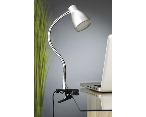 Lampă de birou cu LED integrat Grip 3W 200 lumeni, nuanță titan