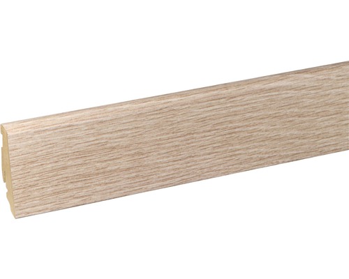 Plintă MDF SKANDOR FU60L stejar imperial 2400x58x19 mm Plintă cu structură de lemn