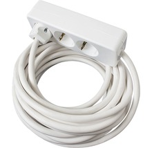 Prelungitor electric Strohm 3 prize 10m 3500W alb, cablu 3x2,5 mm²-thumb-0