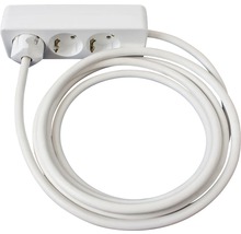 Prelungitor electric Strohm 3 prize 3m 3500W alb, cablu 3x2,5 mm²-thumb-0