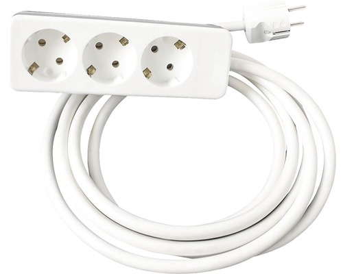 Cablu prelungitor cu trei prize