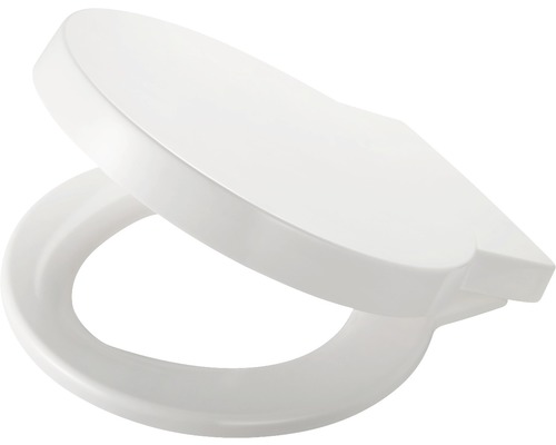 Scaun de toaletă alb din plastic