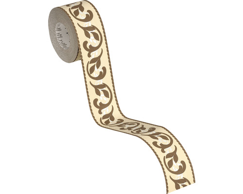 Bordură decorativă cu model floral pe rolă