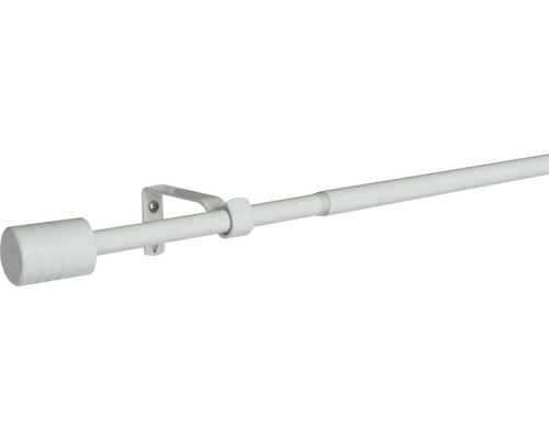 Bară de perdea cu suport și capăt