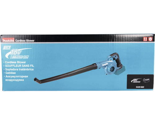 Suflantă cu acumulator Makita în ambalajul produsului