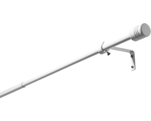 Bară de perdea cu suport și capăt