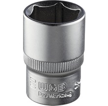 Cap cheie tubulară WGB 1/2" 10mm, 6 canturi, crom-vanadiu-thumb-0