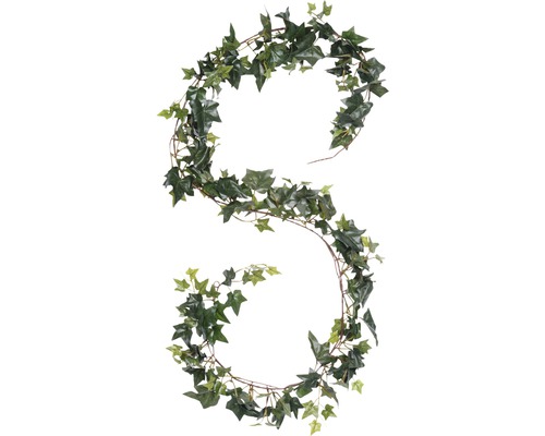 Plantă artificială, ghirlandă, iederă, verde Ghirlandă de iederă pentru decorare