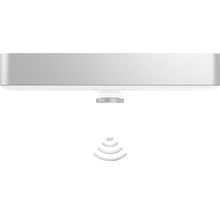 Lampă solară cu LED Steinel XSolar SOL-O 140 lumeni 3000K, senzor de mișcare, argintiu
