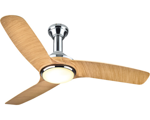 Ventilator de tavan cu trei pale și lampă integrată