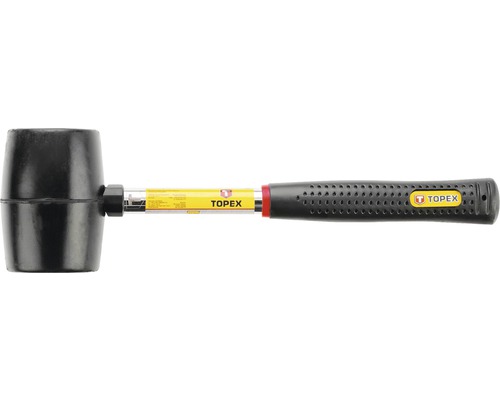 Ciocan cauciuc Topex 450g, coadă metalică | HORNBACH