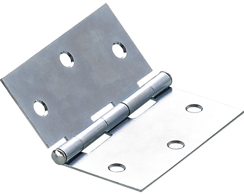 Balama fixă Hettich 60x60 mm, oțel zincat, pachet 20 bucăți Balama metalică pentru ușă cu găuri pentru șuruburi