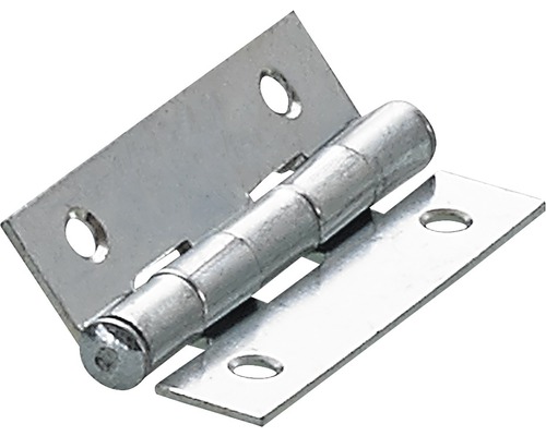 Balama fixă Hettich 25x40 mm, oțel zincat, pachet 20 bucăți Balama metalică cu găuri de fixare