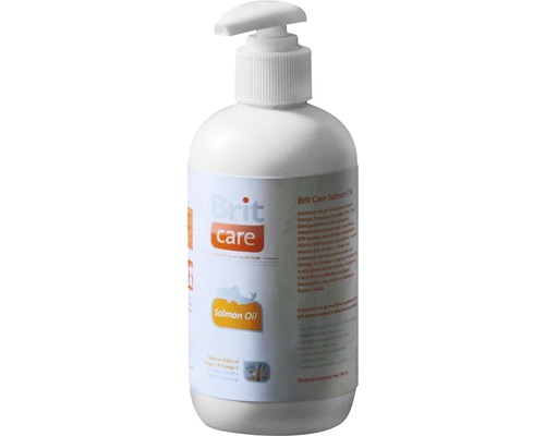 Ulei de somon Brit Care pentru câini și pisici într-o sticlă cu dozator
