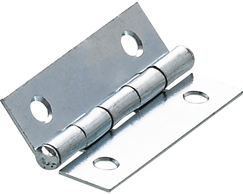 Balama fixă Hettich 30x50 mm, oțel zincat, pachet 10 bucăți Balama metalică cu găuri pentru șuruburi