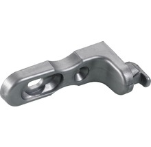 Conector tip „L” pentru fixat PFL spate dulap Hettich max. 5mm, plastic gri, pachet 25 bucăți