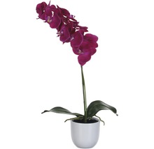 Floare artificială, orhidee, 60 cm, violet-thumb-0