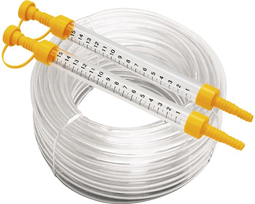 Furtun de grădină cu indicator de nivel