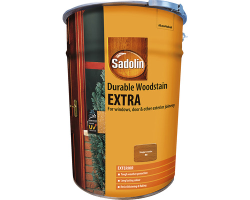 Lazură pentru lemn Sadolin Extra stejar rustic 19 l Sadolin Durable Woodstain Extra pentru ferestre, uși și alte tâmplării exterioare