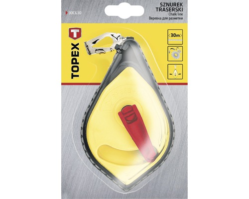Sfoară de marcare Topex cu o lungime de 30 de metri în ambalaj