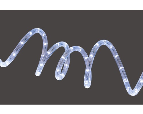 Furtun luminos LED în stare rulată