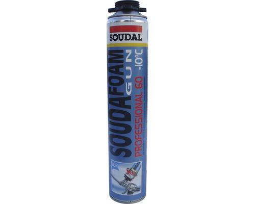 Spumă poliuretanică SOUDAL pentru timp friguros 750 ml pentru pistol