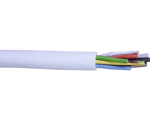 Cablu MYYM (C05VV-K) 5x6 mm² alb, inel 25m