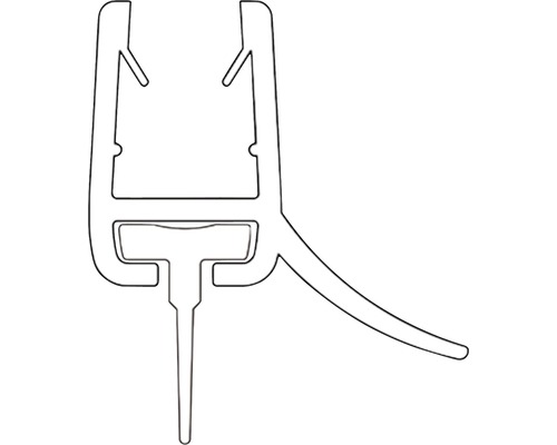 Șipcă de profil pentru fixarea sticlei sau a panourilor