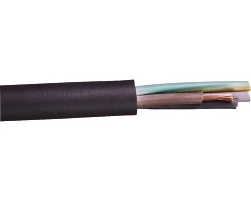 Cablu cauciuc MCCG (H07RN-F) 4x1,5 mm² negru, inel 25m Cablu electric cu mai multe conductoare și manta neagră
