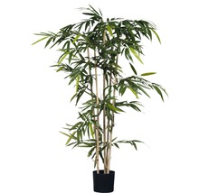 Plantă artificială, bambus, înălțime 150 cm, verde-thumb-0