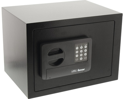 Seif negru pentru mobilă cu încuietoare digitală cu cifru