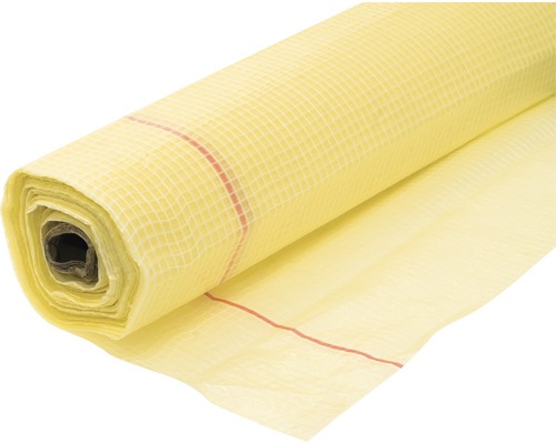 Folie anticondens MASTERFOL Ultra armată cu fibre 75 mp Folie țesută galbenă pe rolă