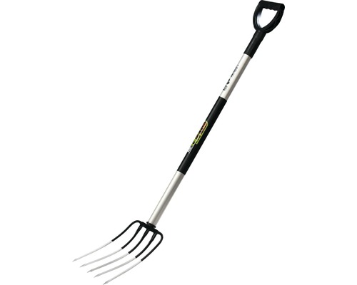 Furcă de gunoi de grajd cu mâner D pentru grădinărit