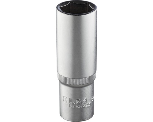 Cap cheie tubulară WGB 1/2" 10mm, lungă, 6 canturi, crom-vanadiu Cap cheie tubulară WGB 1/2" 10mm, lungă, 6 canturi, crom-vanadiu
