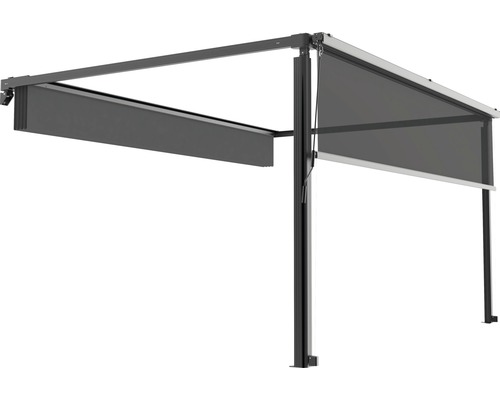 Pergolă cu protecție solară extensibilă