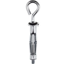 Ancore metalice cu ochi Tox Pirat Skippi Ø10x52 mm, filet metric M5, pachet 2 bucăți, pentru perete fals