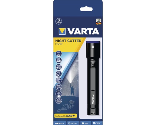 Lanternă Varta Night Cutter F30R cu acumulator