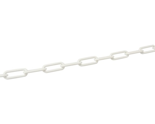 Lanț plastic Pösamo Ø6 mm, 5m, alb-0