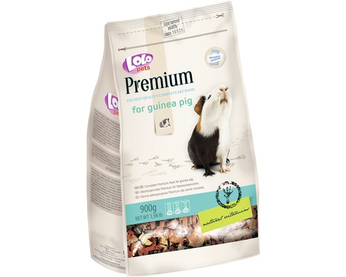 Hrană uscată completă Lolo porcușor de Guineea, 900 g Lolo Pets Premium hrană completă pentru porcușori de Guineea, 900 grame