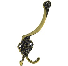 Cuier decorativ metalic cu două cârlige