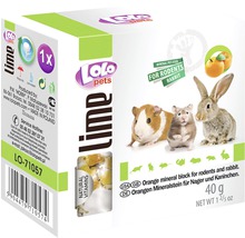 Lolo Pets Lime piatră minerală pentru rozătoare și iepuri, pachet de 40 de grame